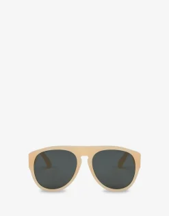 Moschino Sunglasses^Sunglasses with green lenses BROWN