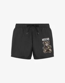 Moschino Swimwear^Swim Boxer Teddy Bear BLACK