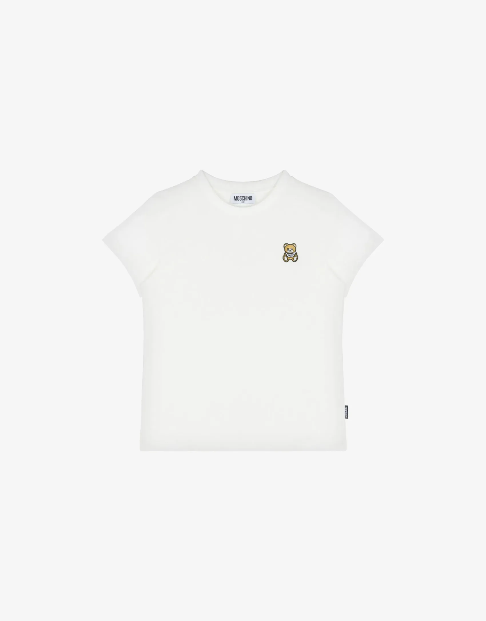 Moschino Boy^Teddy Patch jersey t-shirt WHITE
