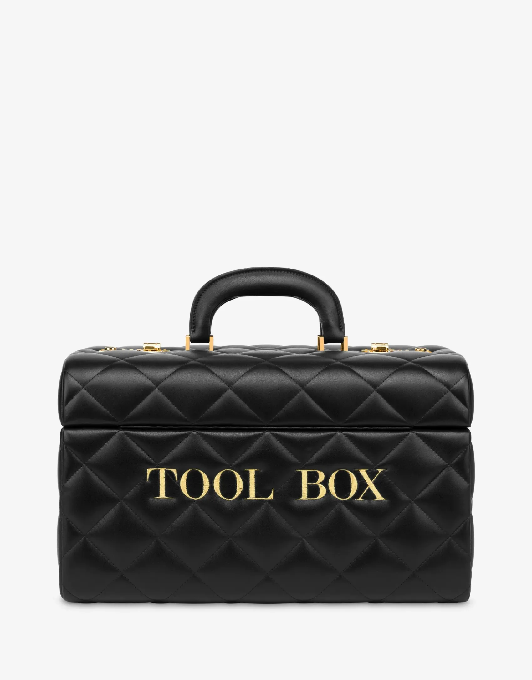 Moschino Item Bags^Tool Box Bag BLACK