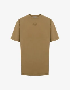 Moschino T-shirts^T-shirt Laurel Crown Logo MILITARY GREEN