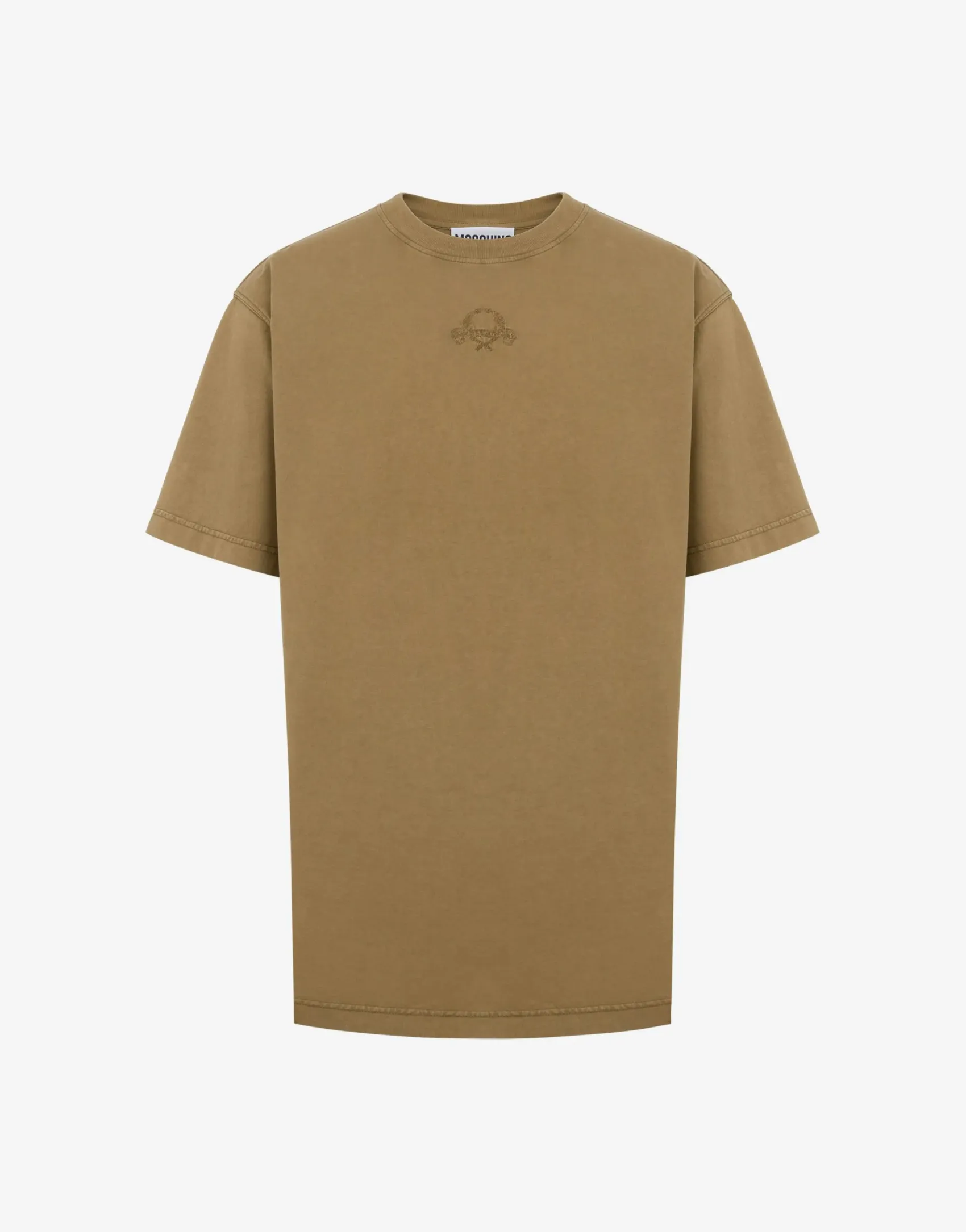 Moschino T-shirts^T-shirt Laurel Crown Logo MILITARY GREEN