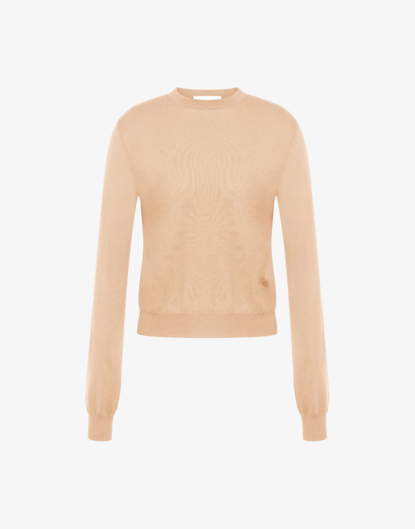 Moschino Knitwear^Wool and Silk Pullover Golden M BEIGE