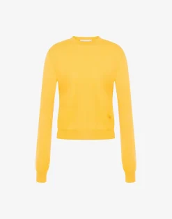 Moschino Knitwear^Wool and Silk Pullover Golden M SAFFRON YELLOW